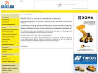 RAISE.RU is a portal of specialized machinery